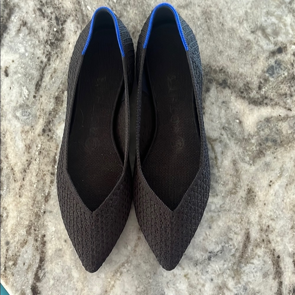 Stylish Black and Blue Women's Flats